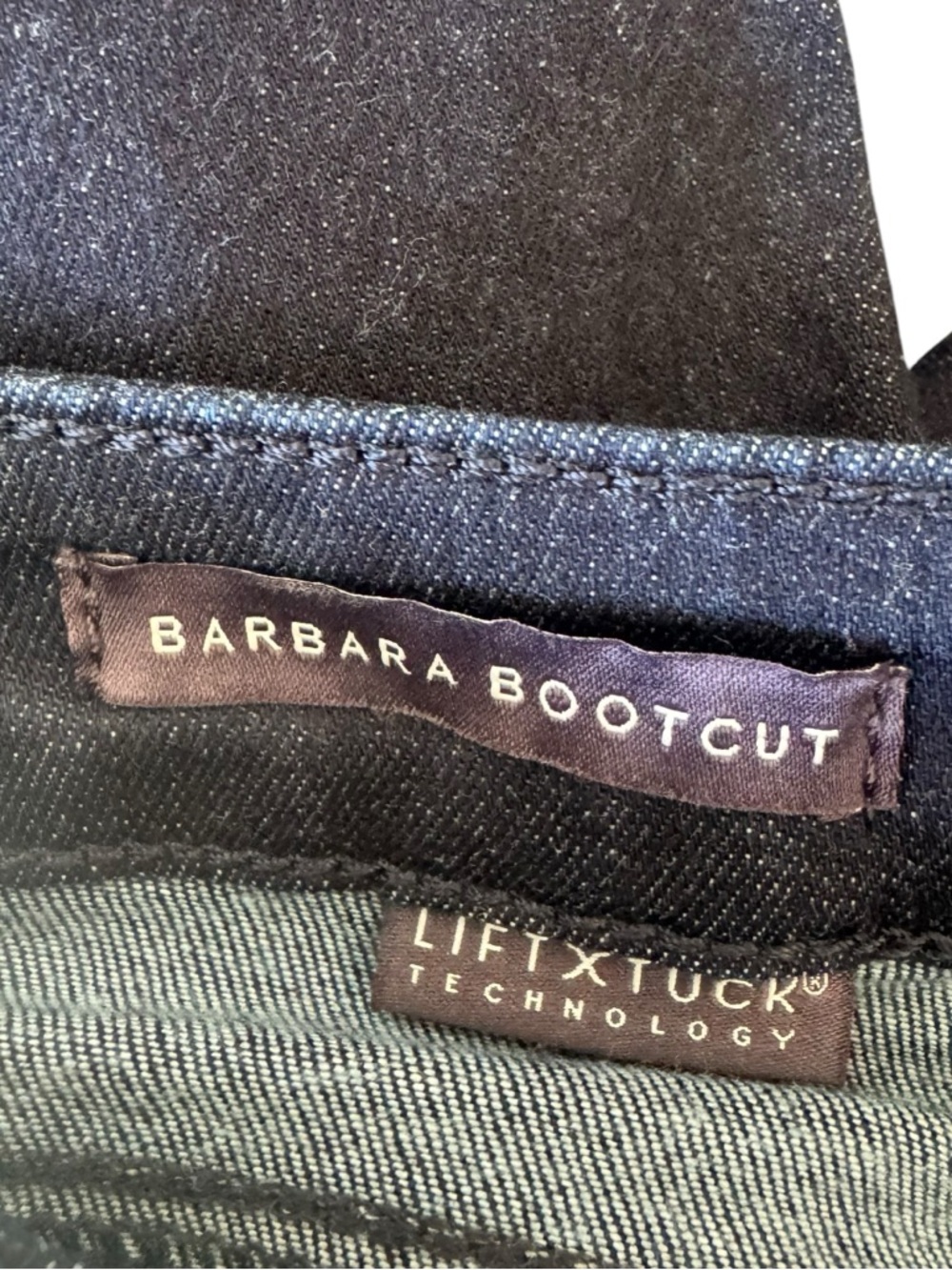 NYDJ - NWT Barbara Bootcut Jeans Dark Wash Lift Tuck Stretch Denim Sz 8 - Picture 9 of 10